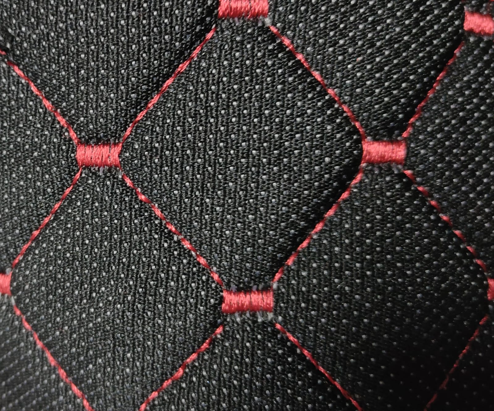 Eviza Jakar Nakışlı Kumaş (Kırmızı İp)