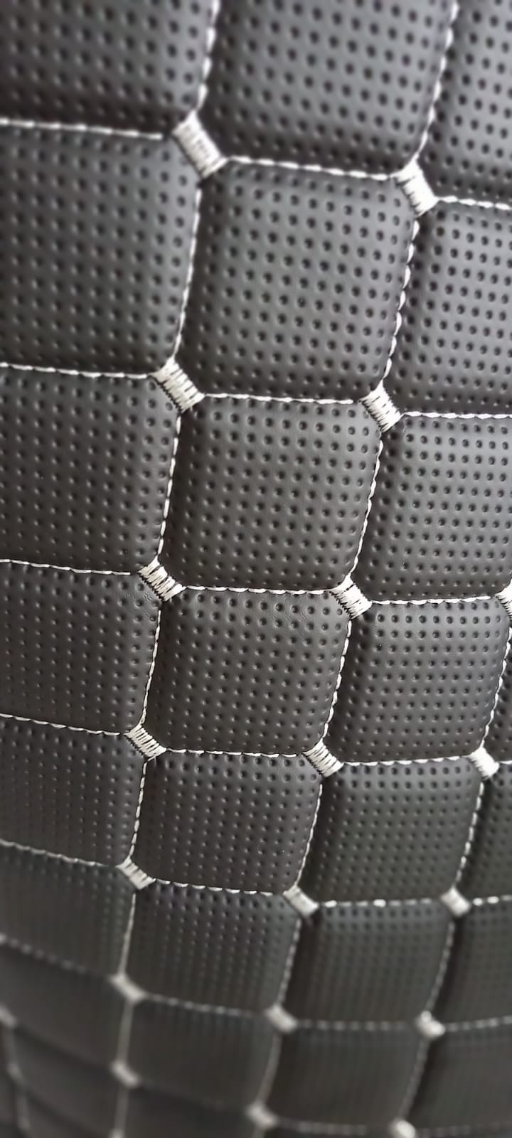 Deri Nakış  Delikli (Gümüş İp)