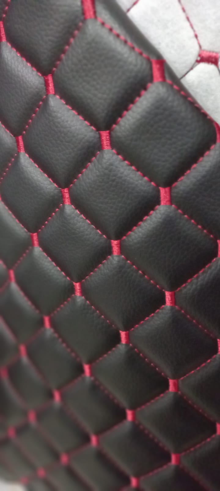 Deri Nakış  Baklava (Kırmızı İp)