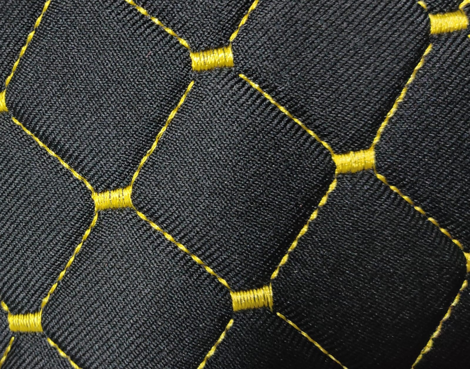 Eviza Jakar Nakışlı Kumaş (Sarı İp)