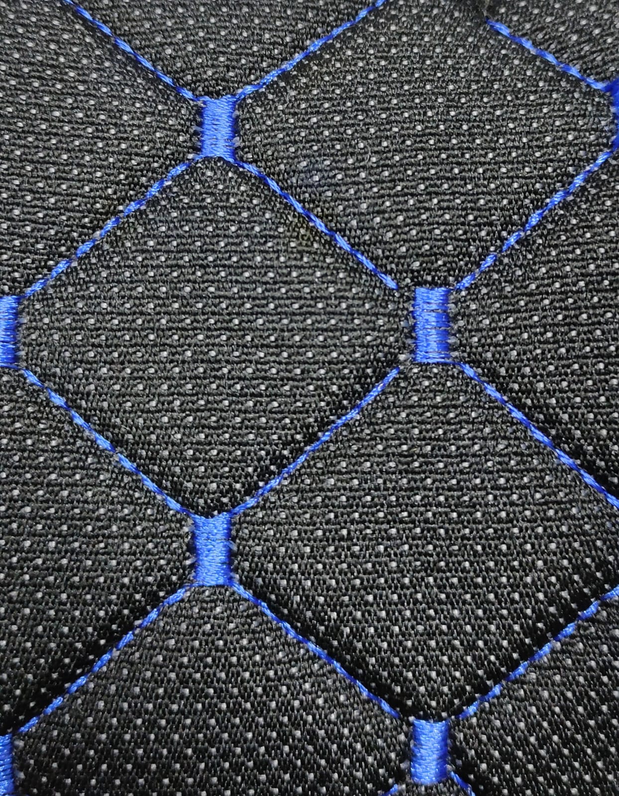 Eviza Jakar Nakışlı Kumaş (Mavi İp )